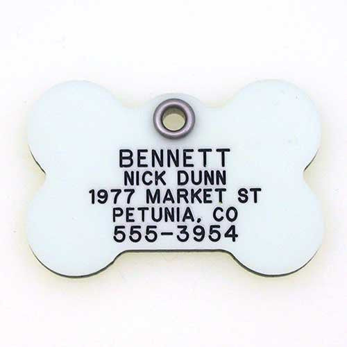 Glow-In-The-Dark Tag - Bone,  - Lucky Pet